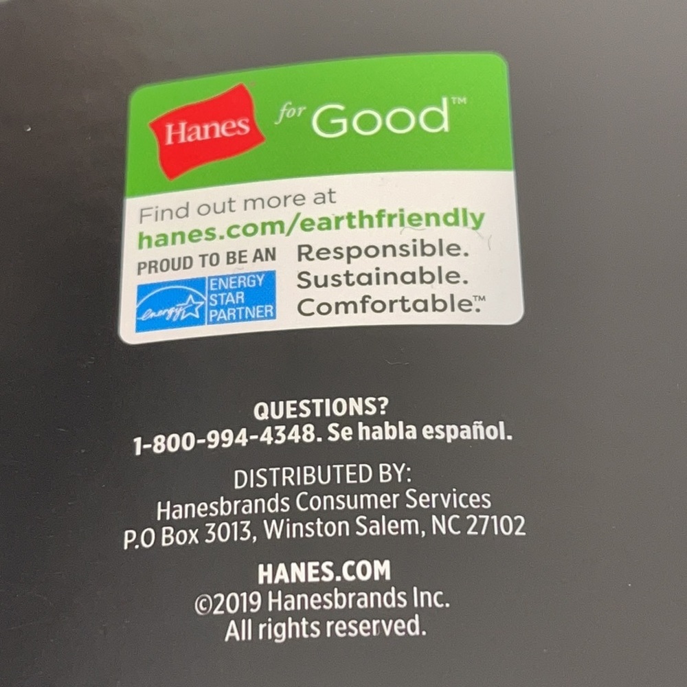 Hanes 12 Pairs X-Temp Cushioned Crew Socks Big & Tall Shoe Size 12-14 Black NEW - Picture 3 of 4